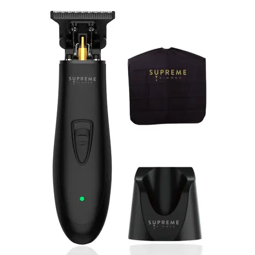 Supreme Trimmer T-SHAPER Zero Gap Hair Trimmer – DLC T-Blade, 120 Min Runtime, 8 Guards