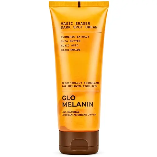 Glo Melanin Magic Eraser Dark Spot Cream 120g - Turmeric Kojic Acid Shea Butter Niacinamide Hypoallergenic Anti-Inflammatory Skincare for Sensitive Skin