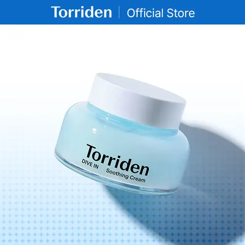 [Torriden Official] DIVE IN Hyaluronic Acid Soothing Cream 100mL | Deep Hydrating Facial Gel Moisturizer for Glow-Boosting, Revitalizing, Suitable for sensitive skin