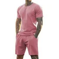 GINGTTO Mens Short Sets 2 Piece Outfits Fashion Summer Tracksuits Casual Set Fathersdaygift