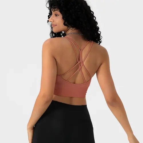Halara OneForm Seamless Flow Low Support Ruched Double Straps Sports Bra A-D Cups