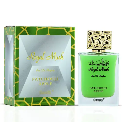 Royal Musk Patchouli Apple EDP 100ML (3.4 OZ) by SURRATI, Exotic Fragrances for Men & Women.