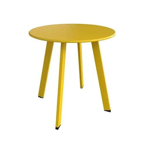 GRAND PATIO 17.75" Dia. Steel Frame Round Outdoor Side Table - Durable, Eco-Friendly, Easy Setup Modern Outdoor Furniture End Table, Weatherproof, Holds Up to 50 lbs for Patio Chairs, Lounge Chairs
