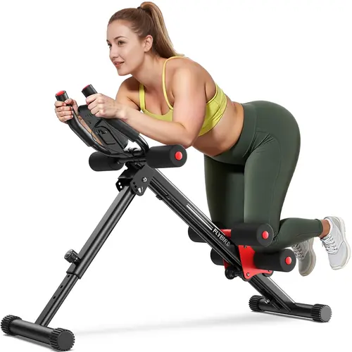 FED Fitness FLYBIRD Foldable Ab Machine - Adjustable Multifunctional Abdominal Core Trainer, Tummy Exercise Equipment, At Home Gym Equipment for Beginners, Full Body Strength Training,summerwins,father'sdaygifts,bathingsuitwomenset