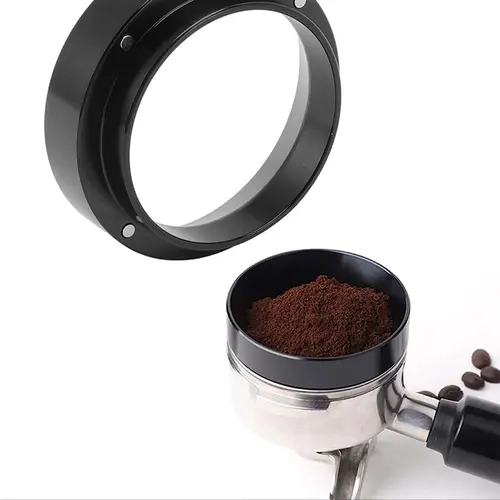 Espresso Dosing Rings, 1 Count Aluminum Coffee Powder Dosing Rings for Funnel, Magnetic Replacement Coffee Maker Accessory Coffee Accessories 51/53/58mm