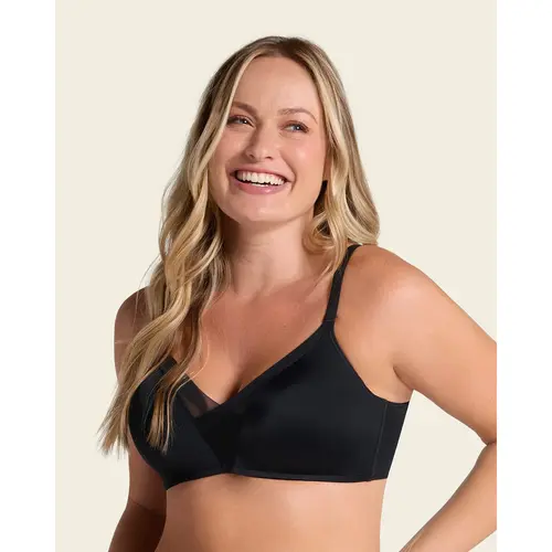 Leonisa ComfortFit Wireless Push Up Bra Sheer Adjustable