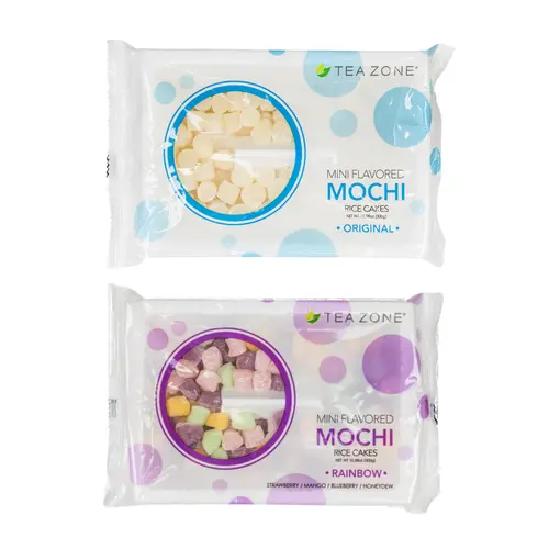Tea Zone Mini Mochi - Bag (10.6oz) - Perfect for frozen yogurt or desserts