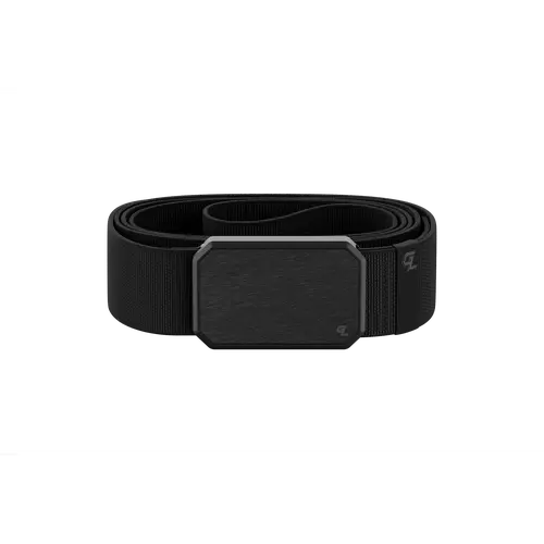 Groove Life Groove Belt, Men's Magnetic Stretch Belt, Adjustable Fit & Durable for Work, Everyday Carry & Casual Wear, Gun Metal / Black