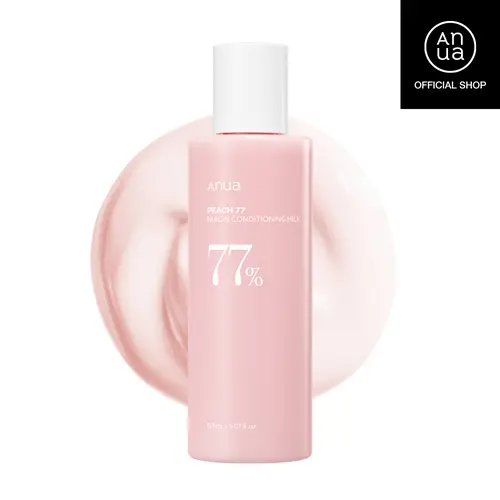 [Anua] Peach 77 Niacin Conditioning Milk 5.07 fl. oz. (150ml)｜Korean skin care, Moisturizer, skincare comfort, hydrating, niacinamide, brightening