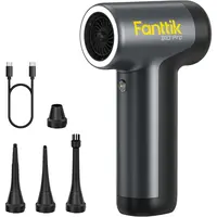 【DealsForYouDays】Fanttik B10 Pro Electric Air Duster, 110000RPM Brushless Motor, Compressed Air Duster, Mini Blower with One-tap Booster, 3 Gears Adjustable, Electric Duster for PC, Keyboard, Electronics and Workbench SummerWins,father'sdaygifts