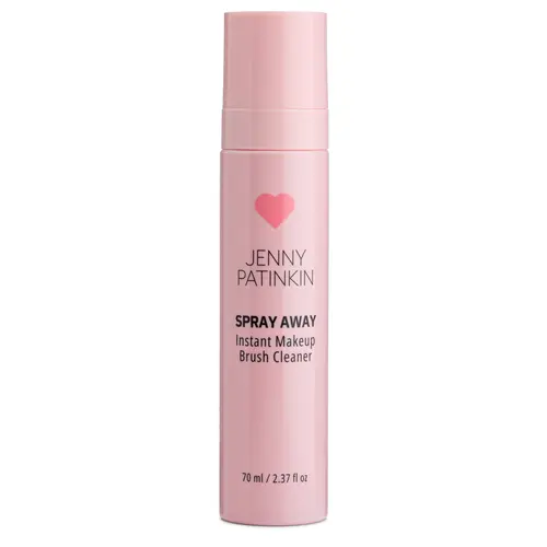 Jenny Patinkin Spray Away Portable Atomizer Cosmetic Brush Cleaner with Bottle - Antibacterial Beauty Tool, Cleansing Accessory for Daily Makeup Brush Care, Instant Clean & Dries in Seconds, Dye-Free & Vegan, Oil-Free