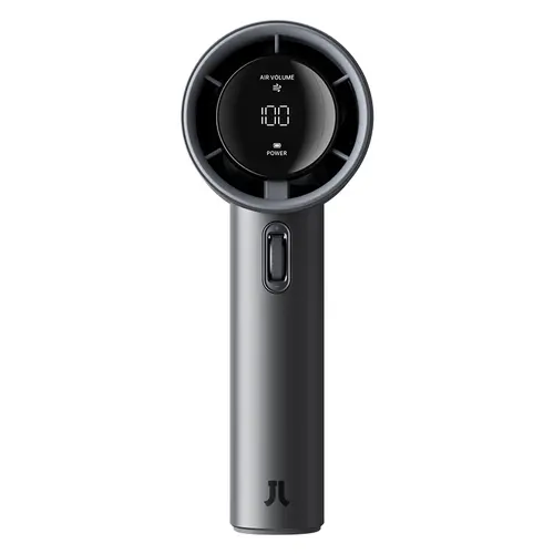 JISULIFE Portable Battery Powered Fan - 4500mAh, 100-Speed Dial, Digital Display, USB Charging, Cooling Personal Fan for Travel & Outdoor, Mens Gifts