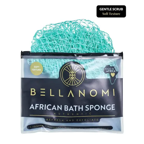 African Exfoliating Net Sponge Authentic Soft Texture for Sensitive Skin