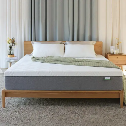 Gel Memory Foam Mattress&Fiberglass-Free - Medium Plush Feel with Motion Isolating, Bliss, King/Queen/Full/Twin, Egg Crate Design, 10/12 Inch ,Easy Maintenance Cooling Technology, queen size mattress,Fall Deals For You
