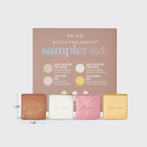 Kitsch Shampoo + Conditioner 4pc Sampler Set