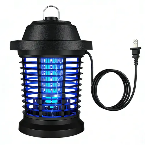 Bug Zapper Outdoor, Electronic Mosquito Zapper Fly Zapper for Outdoor and Indoor (Black), Mother's Gifts,Mother's Day