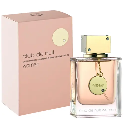 Armaf Club De Nuit Women's Eau de Parfum Spray, 3.6 oz - Long Lasting Perfume with Citrus, Rose, and Vanilla Notes