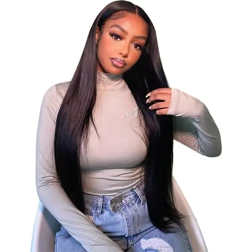HD Transparent Lace Front Hair Wigs Straight 13x4 13x6 Transparent Lace Frontal Hair Wigs Pre Plucked HD Lace Wigs For Women