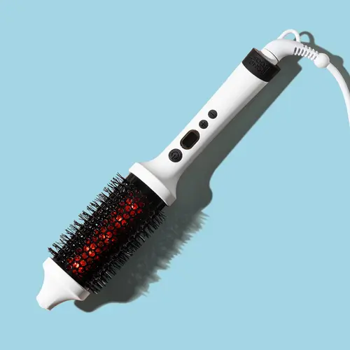 Infrared Thermal Bounce Brush & Heat Curler, Heated Curling Iron Barrel Styler with Negative Ions & Infrared Technology, 101mm, Easy to Use, BondiBoost TikTok Shop Exclusive, FREE Miracle Mist Leave-In Conditioner + Heat Protect