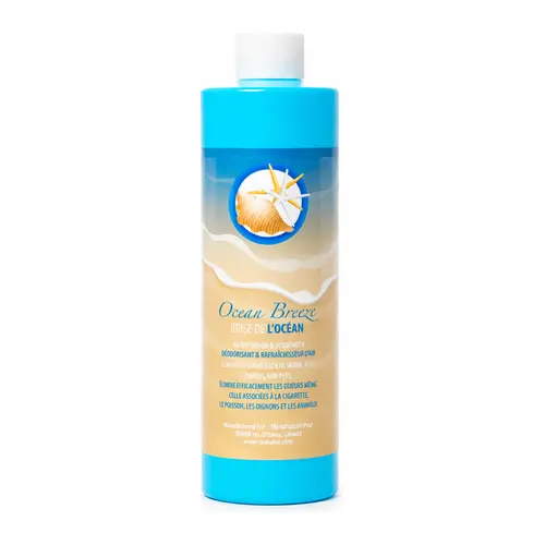 Sirena Ocean Breeze Scented Odor Eliminator & Multi Purpose Deodorizer, 16 oz - For Sirena Vacuum & Twister, Non-Fragrance Oil, Home Supplies for Household Items & Basin Use