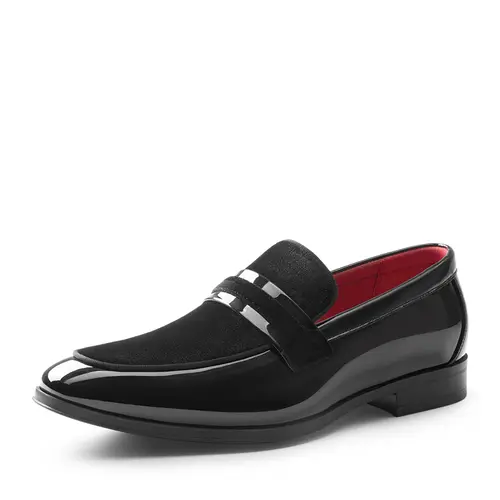 BRUNO MARC Everett Men's High Quality PU Leather Slip-On Designer Inspired Loafers - Gentleman Footwear, Below the Ankle Loafers, All Seasons Daily Wear Business Casual Comfortable Walking Flats