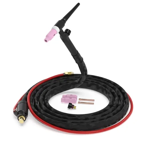 YESWELDER WP-17V-35 13ft TIG Welding Torch 150Amp | 35-50mm² Euro Connector Lift TIG Gun Fits DP200, MIG-205DS-PRO, MIG-250PRO, MIG-165DS-PRO, MIG-185DS-PRO & ARC-205DS-PRO Welder