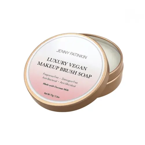 Jenny Patinkin Luxury Vegan Makeup Brush Soap - Antibacterial Deep Makeup Brush Cleaning Tool for Women, Oil Control & Skin Health Support