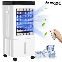 Summer Portable Air Cooler Lightweight 10L Evaporative Cooler Fan 3in1 Cooler with Remote Control&Humidifier,Air Cooling Fan for Room Home Office