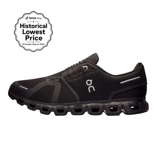 ON Cloud 6 'Triple Black' Men's Athletic Running Shoes - CloudTec Light Cloud Cushioning, Breathable Responsive Training Runner Footwear, Built for Daily Runs, Walking, Gym Days, US M 10