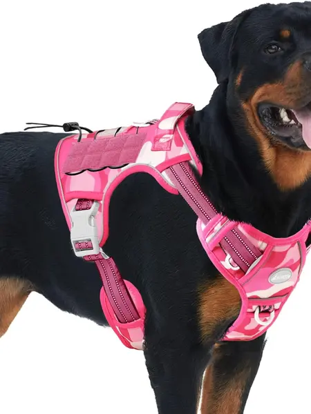 【Deals For You】Auroth Tactical Dog Harness for Small to Large Dogs  No Pull Adjustable Pet Harness Reflective K9 Working Training Easy Control Pet Vest Military Service Dog Harnesses