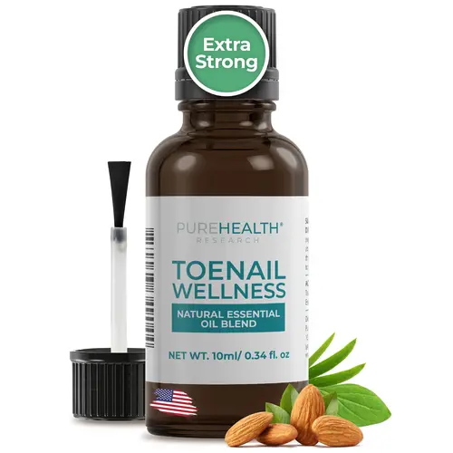 PUREHEALTH Research Toenail Wellness Oil - External Toenail Fungus Support to Restore Yellow, Weak, & Discolored Nails