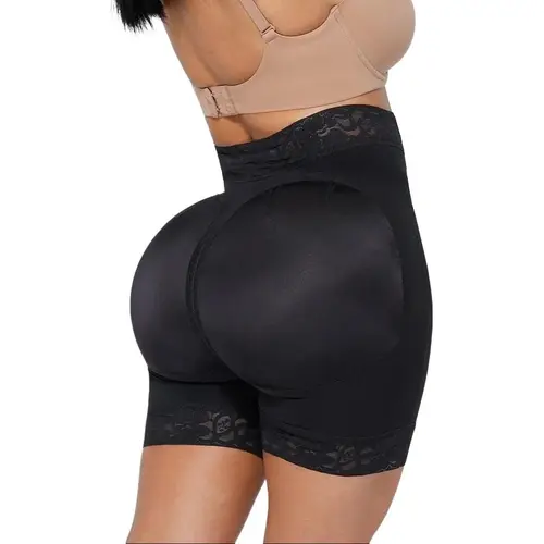 Shapellx AirSlim Mid-rise Lace Butt Enhancer Shorts Comfort Leg Shaping Womenswear  Shapewear