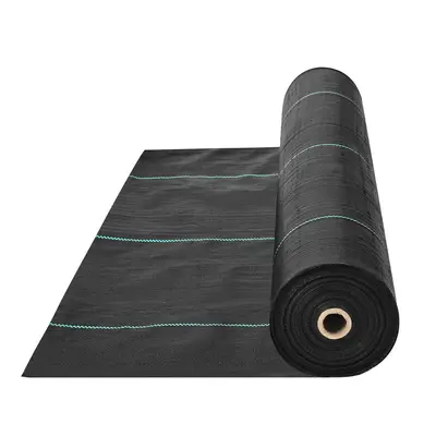 【FathersDayGift】VEVOR Premium Heavy Duty Weed Barrier Landscape Fabric, Max 5.8 OZ Woven Geotextile Fabric Under Gravel, High Permeability for Weed Blocker Weed Mat, Driveway Fabric, Weed Control Garden Cloth