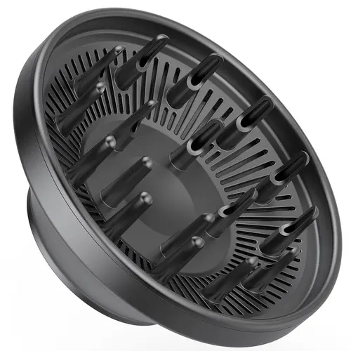 Blow Dryer Diffuser - Bluvol Replacement Part for H10 Hair Dryer Series, H101 Model, Fast Snap On/Off, Easy to Use, Heat Protection Attachment