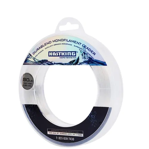 KastKing DuraBlend Monofilament Leader Line - Premium Saltwater Mono Leader Materials - Big Game Spool Size 120Yds/110M