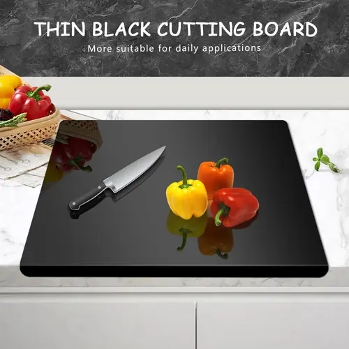 Acrylic Cooking Cutting Board - 1-Count Rectangular, Non-slip, Durable, Antibacterial Chopping Board, Essential Kitchen Supply for Daily Use, Ideal Gift Accessory