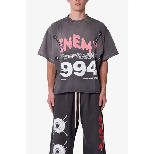 mnml Enemy Tee - Washed Black