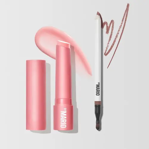 Lift & Plump Hydrating  Lip Gloss Duo Lip Set, Moisture Glow Plumping Serum, Ultra Suede Sculpting Lip Pencil