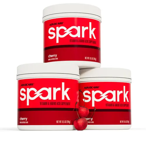 AdvoCare Spark® Energy Drink Mix – 20 Vitamins & Amino Acids for Functional Energy, Focus & Mental Clarity* – Sugar-Free – canister 3 pack bundle