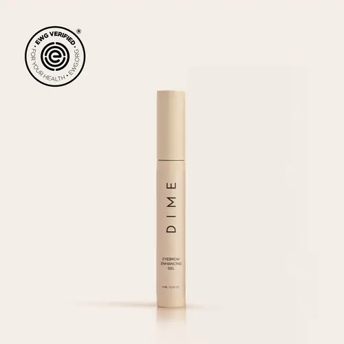 DIME Beauty Eyebrow Enhancing Gel - Clear Eyebrow Gel to Promote Fuller, Thicker, Stronger Brows, 0.20 oz / 6 mL