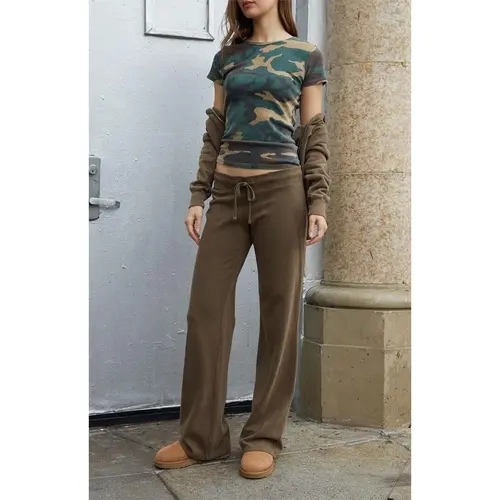 John Galt Women's Brown Hilary Baggy Sweatpants