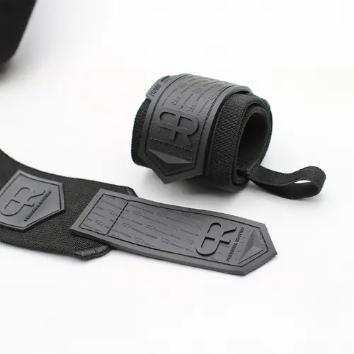 PR Heavy Duty Premium Wrist Wraps - Enhance Grip Strength, Stability, Injury Prevention