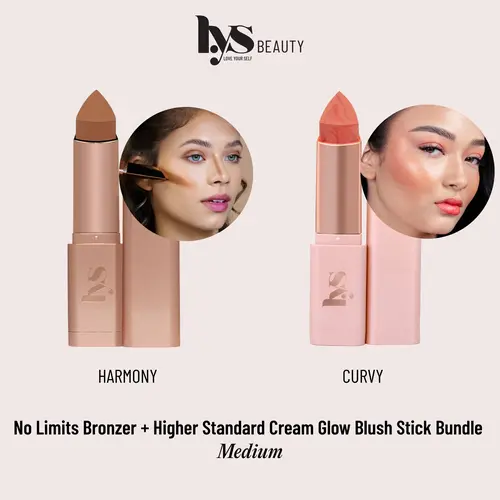 LYS Beauty Bronzer x Blush Stick Duo