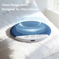 [Specifically for One Person Listening] Under Pillow Sleep Speaker, Ultra-Thin Personal White Noise Machine with Bluetooth, Partner-Friendly Close-Range Audio, Timer & Memory Function, Blind-Touch Buttons FathersDayGift SummerWins