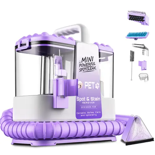 VICEASE Carpet Cleaner Machine Upholstery - 500W Shampooer Portable for Couch Rug Sofa Car Seat Furniture Fabric Wet Vacuum Spot Handheld Small Mini Car Water Aspiradora de Agua Deep Extractor Washer summerwins,summerwins,dorm essentials,home essentials