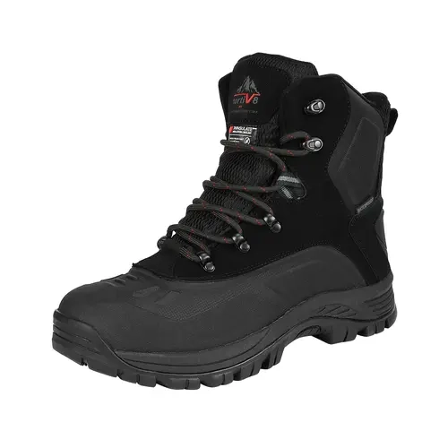 Dream Pairs Men's Warm Waterproof Closed Rubber Snow Footwear, Women's Cold-Weather Shoe
