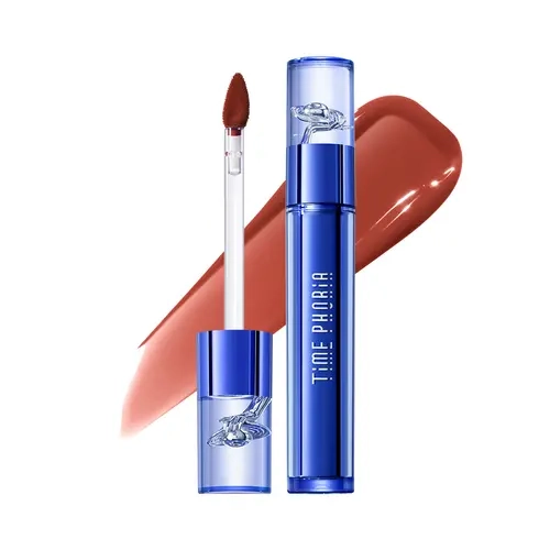 [TIMEPHORIA] Aphrodite Long Lasting Tinted Lip Gloss-Lipstick 001 Freya, Alcohol-Free Ammonia-Free Makeup with Glycerin, Lipgloss Moisturizer, Hydrating Innovative Texture Transform, Soft Glam Care for Glossy Finish (Single Item)