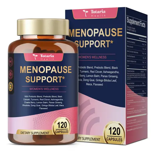 Totaria 40-in-1 Menopause Supplements for Women - Multibenefit with Hot Flashes, Night Sweats, Hormone Balance & Complete Black Cohosh, 120 Capsules Fitness Health