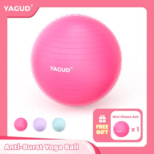 Yoga Ball Exercise Ball Anti Slip Heavy Duty for Fitness, Balance & Core Workout, 440 lbs Weight Capacity