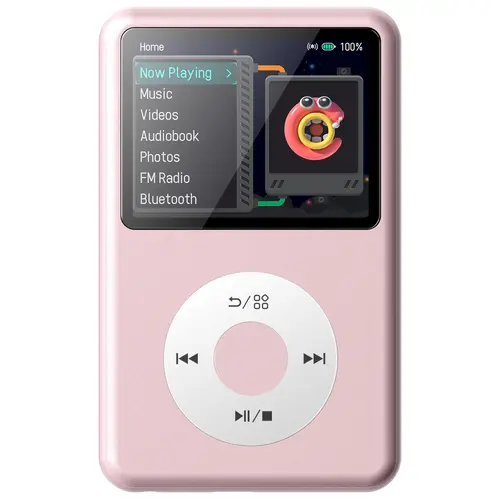 Innioasis Y1 Retro-Inspired Portable Digital Music Player - Bluetooth, 2.4 inches 2.4" LCD HiFi Screen, Video Upgrade, 16.0 h & Above Battery, Compact Durable, 3.5mm Headphones Compatible, Radio, USB-A to USB-C Cable (2026 TikTok Shop Back to School)